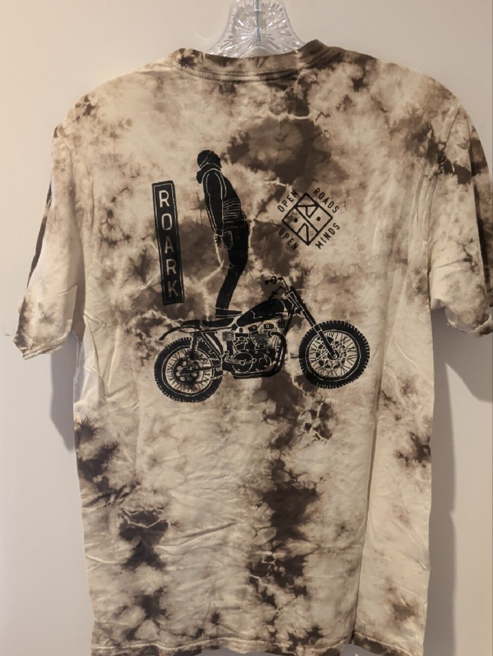Roark Tie-Dye Crewneck Shirt - Beige & Black - Picture 4 of 4